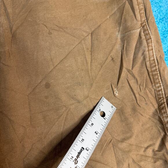 Vintage Dickies Carpenter Jorts Mens 34 Tan Y2K Utility Work Shorts 34x10 - Picture 5 of 16